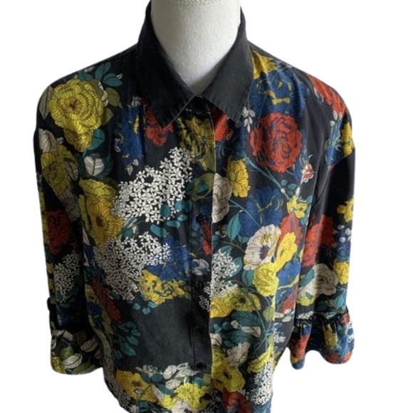 Sandro Silk Floral Blouse - Picture 11 of 11